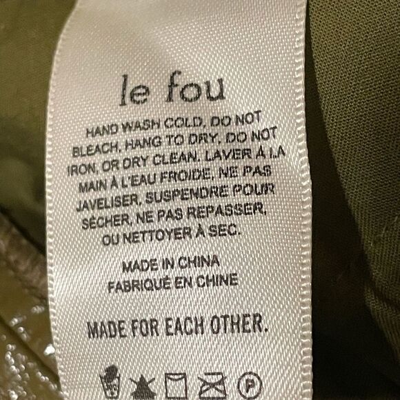 LE FOU WILFRED‎ by ARITZIA NWOT Funk Pant in Avocado Green - Picture 12 of 16